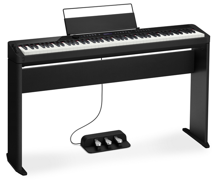 Цифровое пианино Casio PX-S3000 на стойке с трех-педальным юнитом